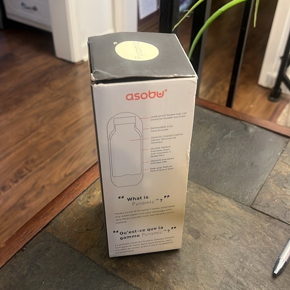 Asobu Orb Vacuum Insulated Bottle - White - Picture 3 of 7